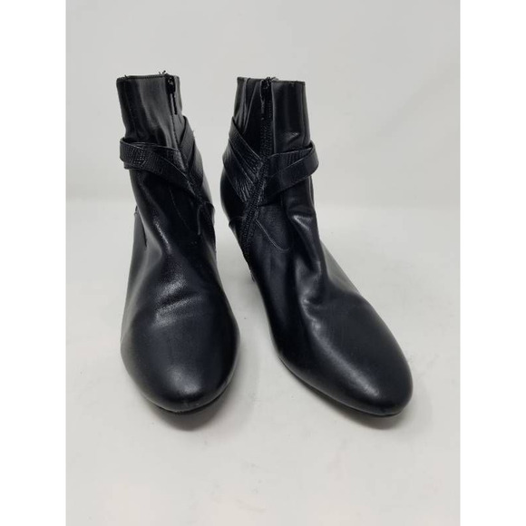 Croft & Barrow Ankle Boots Booties Black Zip 8 M - Picture 5 of 12